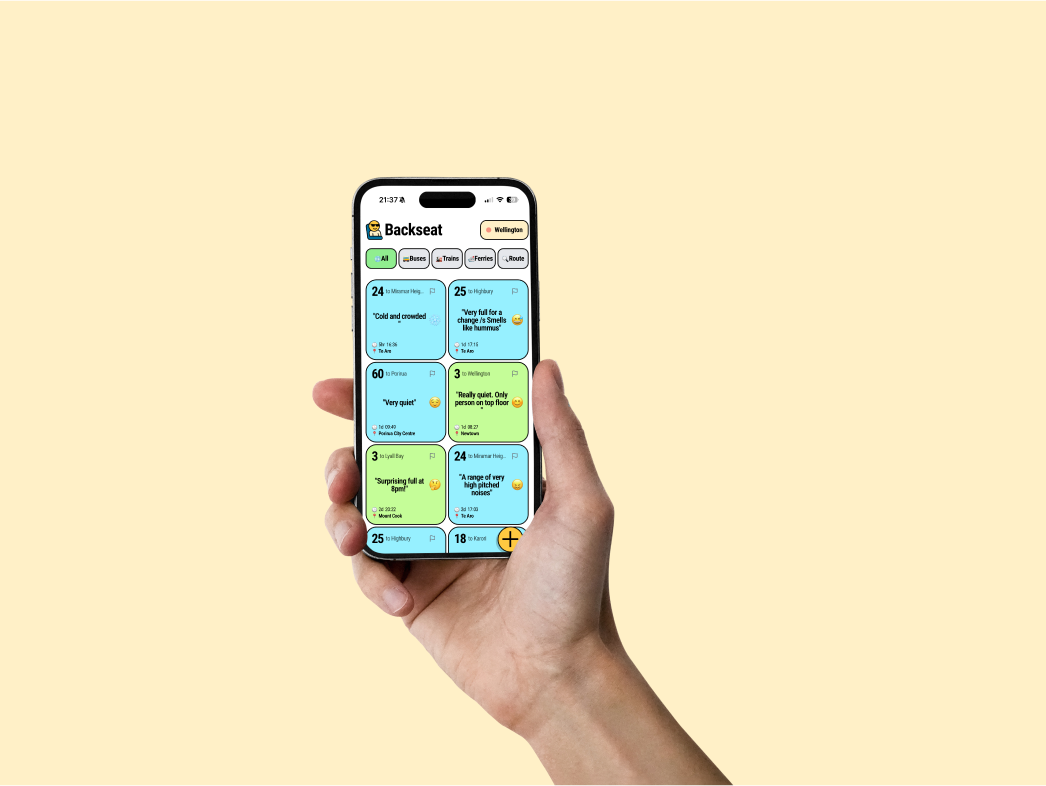 Backseat transport app